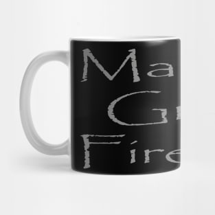 Man Grill Fire - BBQ - Grill Master T-shirt Mug